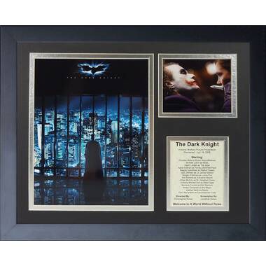 Legends Never Die Batman The Dark Knight Framed Memorabilia Wayfair